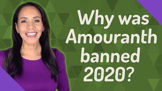 Why was Amouranth banned 2020?