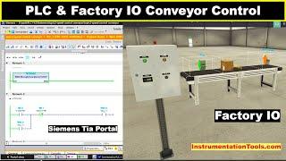 Conveyor Control with Siemens Tia Portal and Ladder Logic Programming