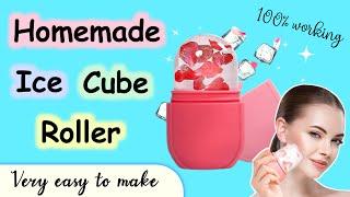How to make ice roller for face at home | Diy ice roller | Homemade ice roller