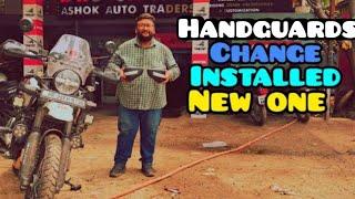 #himalayan450 Handguard Change Installed New One