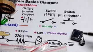 How to read schematic diagrams for electronics part 1 tutorial: The basics