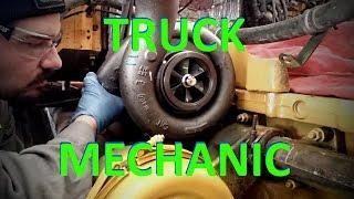 A Day In The Life Of A Truck Mechanic.  Heavy Duty Truck Diesel Engine Mechanic.