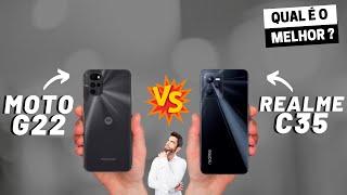 Moto G22 vs Realme C35 Qual é o MELHOR? (Comparativo)