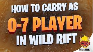 WILD RIFT | How To Carry as a 0-7 Player | Challenger Nasus Gameplay | Guide & Build