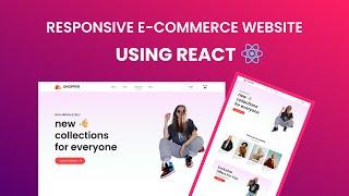 Create Responsive Ecommerce Website Using React JS