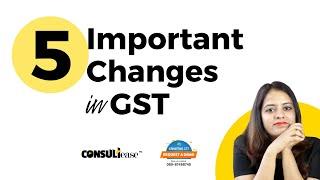 Important changes in GST introduced via 45th GST council meeting| ConsultEase with ClearTax