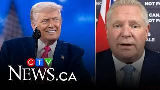 ‘What a mess Trump has created’ | Doug Ford says Ont. will tariff electricity to the U.S. on CNN