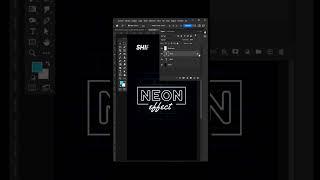 Neon Text Effect in Photoshop 2024 #photoshop #shorts #youtubeshorts #neontexteffect #tipsantricks