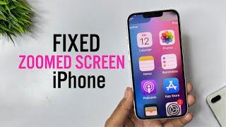 iPhone Home Screen Zoom Problem | How To Fix iPhone Stuck in Zoom Mode | Fix iphone Zoom Screen |