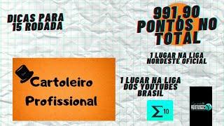 Dicas para 15 rodada do Cartola FC 2021