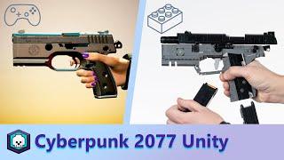 LEGO Cyberpunk 2077 Unity Pistol with REALISTIC functions!