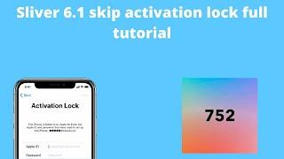 Skip activation lock on checkra1n device using AppleTech752 Sliver 6.1