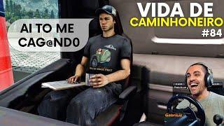 DEI CARONA E ELE TAVA COM DOR DE BARRIGA - Vida de Caminhoneiro #84 - Euro Truck Simulator 2