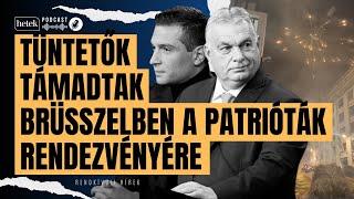 Erőszak Brüsszelben: tüntetők támadtak a Patrióták rendezvényére a Magyar Háznál | Rendkívüli hír