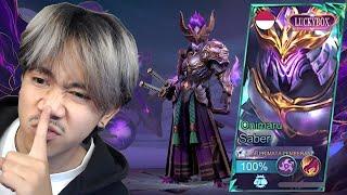 REVIEW SKIN LUCKYBOX SABER ONIMARU YANG SUDAH DI REVAMP - Mobile legends