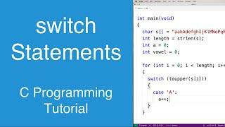 switch Statements | C Programming Tutorial