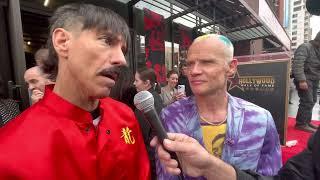 Anthony Kiedis and Flea at the Red Hot Chili Peppers’ Hollywood Walk of Fame Ceremony