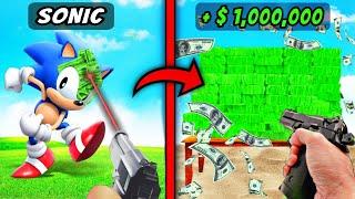 Every SONIC I SHOOT Becomes MONEY In GTA 5!