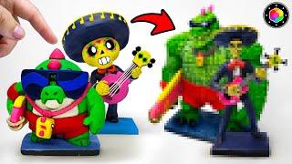 ¿COMO son LOS BRAWLERS en la VIDA REAL?  Origen Brawl Stars Plastilina (Poco, Buzz) | PlastiVerse