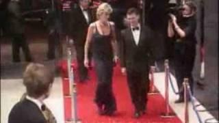 Princess Diana at the premiere of "Haunted"