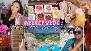 WEEKLY VLOG: Pack W/ Me, Club Vlog + Vaycay At Wisconsin Dells 