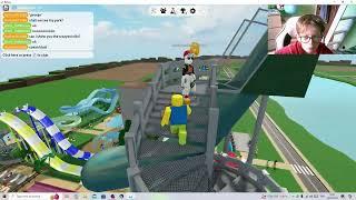 I BUILT A WATERPARK! (roblox)