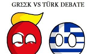 Average Greek vs. Turk debate - Countryballs