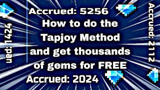 Tapjoy Method: Get THOUSANDS of GEMS for FREE here's HOW - Pixel Gun 3D