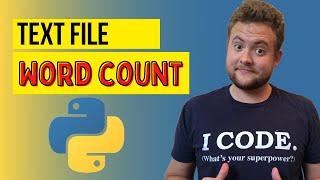 How To Count Words In A Text File In Python