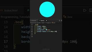 Semicircle  using HTML CSS || Semicircled div using CSS || CSS shorts #shorts #codewithharry #css