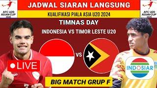 Jadwal Siaran Langsung: Indonesia vs Timor Leste - Kualifikasi Piala Asia U20 2024