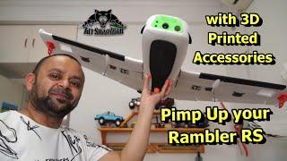 Rambler RS Long Range FPV Wing 3D Printed Accessories