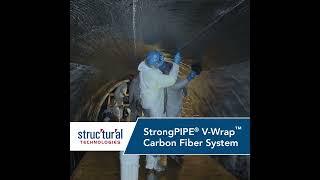 StrongPIPE® V-Wrap™ Carbon Fiber System | Pipe Rehabilitation