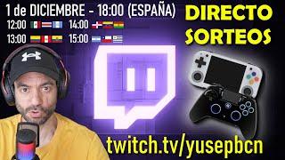 SORTEOS►directo en mi canal de Twitch.Únete para ganar una consola de emulación.Contestaré preguntas