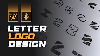 Letter Logo Design Process - Adobe Illustrator