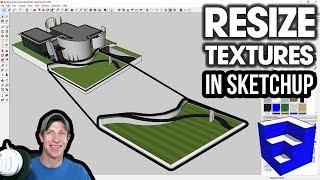 The BEST Ways to Resize Textures in SketchUp
