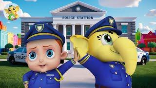 Police Officer + Stranger Danger Song: Safety Tips Kid Songs & More Nursery Rhymes | BabyToonz Kids