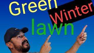 How to make  your lawn dominate during winter!