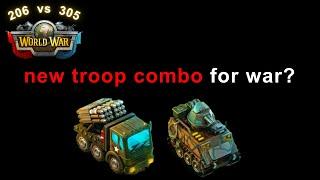 Weird troop combo for war attacks | MRL | APC | Fighters | Dominations Guide & Tips