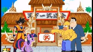 MUGEN Request [862]: Twilight Sparkle & Goku vs. Homer Simpson & Stan Smith