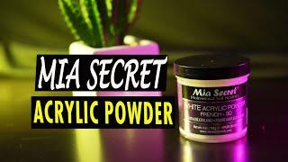 Mia Secret White Acrylic Nail Powder 3D - French - 4 oz Bottle Review