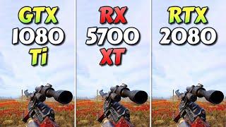 RX 5700 XT vs GTX 1080 Ti vs RTX 208 - Test in 13 Games (1080p, FSR 3.1 Frame Generation)