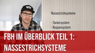 Fußbodenheizung – Unsere Systeme im Überblick - Teil 1: Nassestrichsysteme