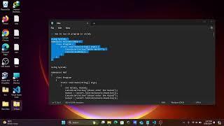 How to run C# in visual studio code