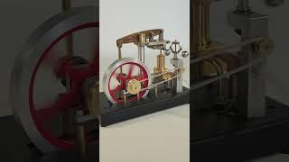 Model of a steam engine + model of a centrifugal governor#enginediy #miniengine #engineer