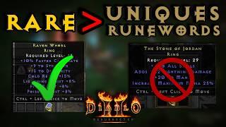 Rare Items That Are Better Than Uniques or Runewords Options - Diablo 2 Resurrected