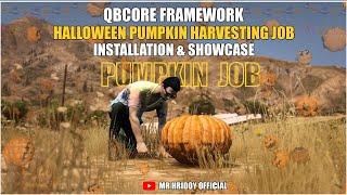 [QB/ESX] Halloween Pumpkin Harvesting Job  | Free Fivem Script | Installation & Showcase