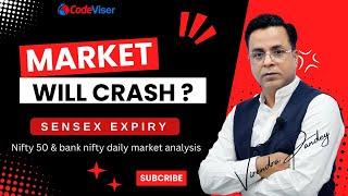 Market Will Crash ? Sensex Expiry for 21 June  Nifty Predictions and Bank nifty Analysis