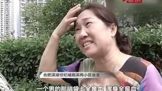 合肥一8岁熊孩子高空扔瓷砖 一男子躺枪被砸得头破血流