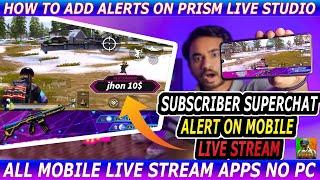 How To Add Alert Box On Mobile Live streaming Apps | Subscribers Donation Super chat Alert On Mobile